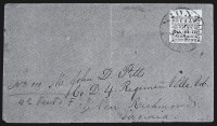 Sale Number 662, Lot Number 1384, Uniontown, Ala., 10c Red on Gray Blue (86X5)