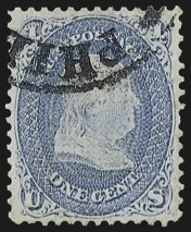 Sale Number 804, Lot Number 226, 1c Blue, Z. Grill (85A)