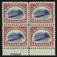 Sale Number 901, Lot Number 1, 24c Carmine Rose & Blue, Center Inverted (C3a)