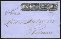 Sale Number 957, Lot Number 106, 1859, 1p (" To rs" ) Blue (8)