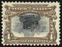 Sale Number 968A, Lot Number 366, 4c Pan-American, Center Inverted (296a)