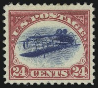 Sale Number 1010, Lot Number 120, 24c Carmine Rose & Blue, Center Inverted (C3a)