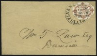 Sale Number 1022, Lot Number 1113, Pittsylvania Court House Va., 5c Dull Red on Laid (66X2)