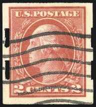 Sale Number 1025, Lot Number 227, 2c Deep Rose, Ty. Ia, Imperforate, Schermack Ty. III Private Perforation (482A)