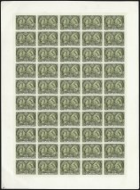 Sale Number 1075, Lot Number 1279, CANADA, 1897, -1/2c-$5.00 Jubilee, Plate Proofs on India (Unitrade 50P-65P)