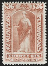 Sale Number 1180, Lot Number 450, $36.00 Brown Rose, 1875 Special Printing (PR54)