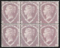 G.B., 1860, 1-1/2p Rosy Mauve on Blued
SG Specialised G5; SG 53a; Scott 31
The largest recorded multiple
Realized $28,320 on March 19, 2019
