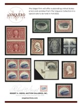 Auction Preview
The Vaquero Collection of United States Errors and Varieties