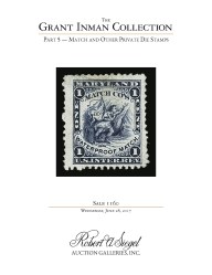 Sale No. 1160 — Siegel Auction Galleries