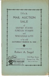 Sale No. 14 — Siegel Auction Galleries
