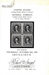 Sale No. 153 — Siegel Auction Galleries