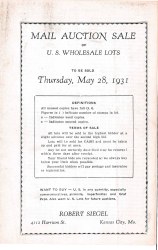 Sale No. 1 — Siegel Auction Galleries