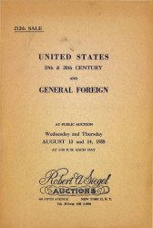 Sale No. 212 — Siegel Auction Galleries