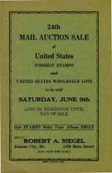 Sale No. 24 — Siegel Auction Galleries