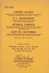 Sale No. 411 — Siegel Auction Galleries