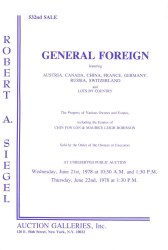 Sale No. 532 — Siegel Auction Galleries