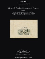 Sale No. 880 — Siegel Auction Galleries