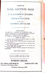 Sale No. 9 — Siegel Auction Galleries