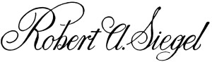 The Siegel logo created for the firm during the 1940s