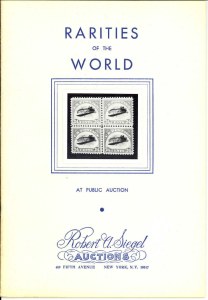 The first Rarities of the World sale held by Siegel on February 27, 1964