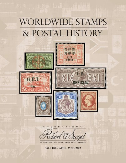 Catalog Cover Sale no. 1152 — Siegel Auction Galleries