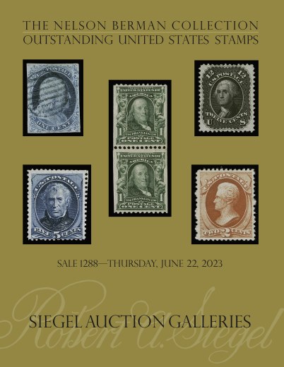 Catalog Cover Sale no. 1288 — Siegel Auction Galleries