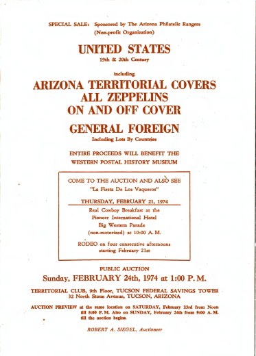 Catalog Cover Sale no. 444A — Siegel Auction Galleries