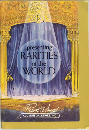 Catalog Cover Sale no. 448 — Siegel Auction Galleries