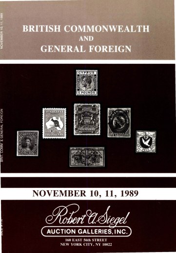 Catalog Cover Sale no. 714 — Siegel Auction Galleries