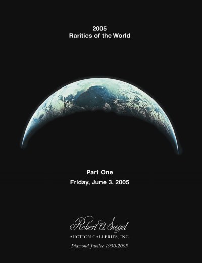 Catalog Cover Sale no. 895 — Siegel Auction Galleries