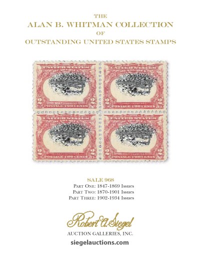 Catalog Cover Sale no. 968 — Siegel Auction Galleries