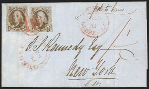 Sale 1284, Lot 602, 1847 Issue: British North American Mails